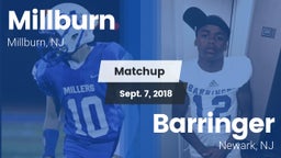 Matchup: Millburn vs. Barringer  2018