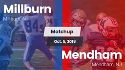 Matchup: Millburn vs. Mendham  2018