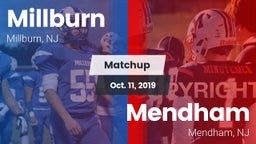 Matchup: Millburn vs. Mendham  2019