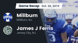 Recap: Millburn  vs. James J Ferris  2019