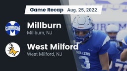 Recap: Millburn  vs. West Milford  2022