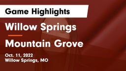 Willow Springs  vs Mountain Grove Game Highlights - Oct. 11, 2022