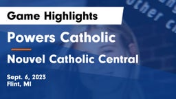 Powers Catholic  vs Nouvel Catholic Central  Game Highlights - Sept. 6, 2023