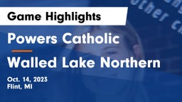 Powers Catholic  vs Walled Lake Northern Game Highlights - Oct. 14, 2023