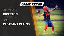 Recap: Riverton  vs. Pleasant Plains 2016