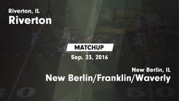 Matchup: Riverton vs. New Berlin/Franklin/Waverly  2016