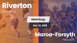 Matchup: Riverton vs. Maroa-Forsyth  2018