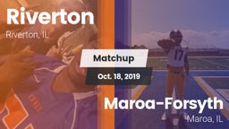 Matchup: Riverton vs. Maroa-Forsyth  2019