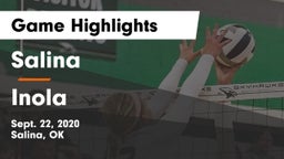 Salina  vs Inola  Game Highlights - Sept. 22, 2020