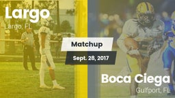 Matchup: Largo vs. Boca Ciega  2017