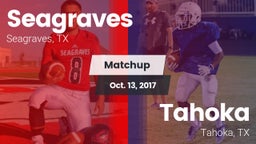Matchup: Seagraves vs. Tahoka  2017