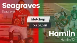 Matchup: Seagraves vs. Hamlin  2017