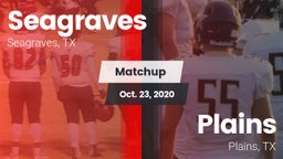 Matchup: Seagraves vs. Plains  2020