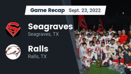 Recap: Seagraves  vs. Ralls  2022
