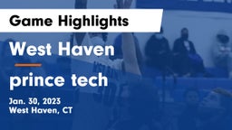 West Haven  vs prince tech Game Highlights - Jan. 30, 2023