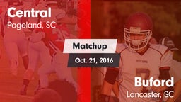 Matchup: Central vs. Buford  2016