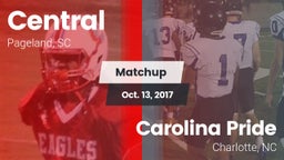 Matchup: Central vs. Carolina Pride  2017