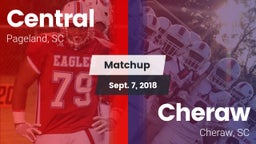 Matchup: Central vs. Cheraw  2018