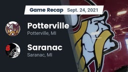 Recap: Potterville  vs. Saranac  2021
