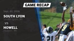 Recap: South Lyon  vs. Howell  2016