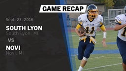 Recap: South Lyon  vs. Novi  2016