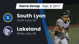 Recap: South Lyon  vs. Lakeland  2017