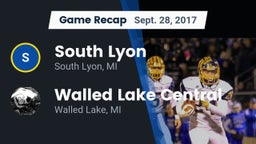 Recap: South Lyon  vs. Walled Lake Central  2017