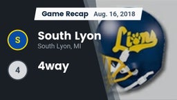 Recap: South Lyon  vs. 4way 2018