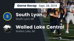 Recap: South Lyon  vs. Walled Lake Central  2018