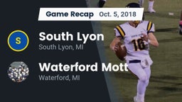 Recap: South Lyon  vs. Waterford Mott 2018