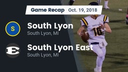 Recap: South Lyon  vs. South Lyon East  2018