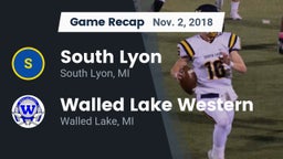 Recap: South Lyon  vs. Walled Lake Western  2018