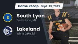 Recap: South Lyon  vs. Lakeland  2019