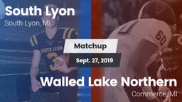 Matchup: South Lyon High vs. Walled Lake Northern  2019