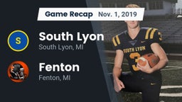 Recap: South Lyon  vs. Fenton  2019