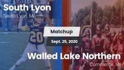 Matchup: South Lyon High vs. Walled Lake Northern  2020
