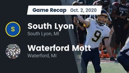 Recap: South Lyon  vs. Waterford Mott 2020