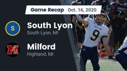 Recap: South Lyon  vs. Milford  2020