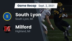 Recap: South Lyon  vs. Milford  2021