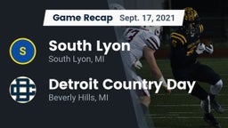 Recap: South Lyon  vs. Detroit Country Day  2021