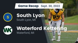 Recap: South Lyon  vs. Waterford Kettering  2022