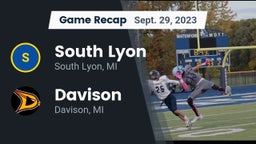 Recap: South Lyon  vs. Davison  2023
