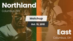 Matchup: Northland vs. East  2018