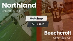 Matchup: Northland vs. Beechcroft  2020