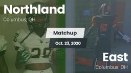 Matchup: Northland vs. East  2020