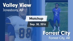 Matchup: Valley View vs. Forrest City  2016