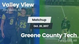 Matchup: Valley View vs. Greene County Tech  2017