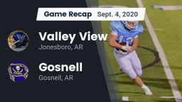 Recap: Valley View  vs. Gosnell  2020