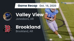 Recap: Valley View  vs. Brookland  2020