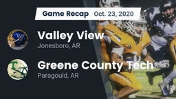 Recap: Valley View  vs. Greene County Tech  2020